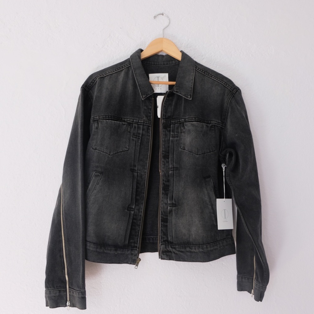Tre by Natalie Ratabesi Lurn Denim zipper Jacket M